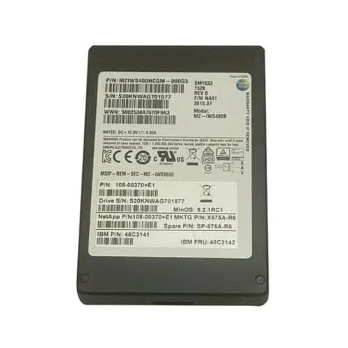 NetApp 108-00370 400GB 6Gb/s SAS Solid State Drive