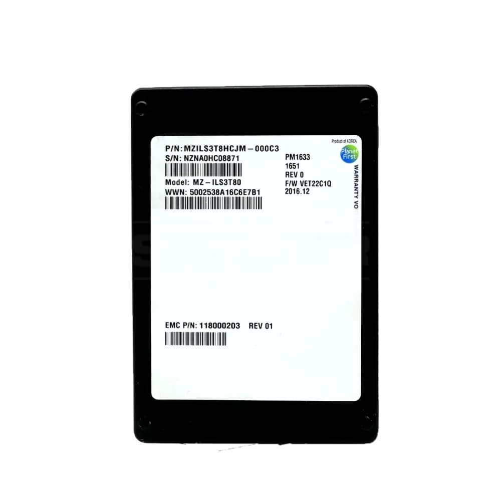 EMC 118000203 3.84TB 12Gb/s SAS Solid State Drive