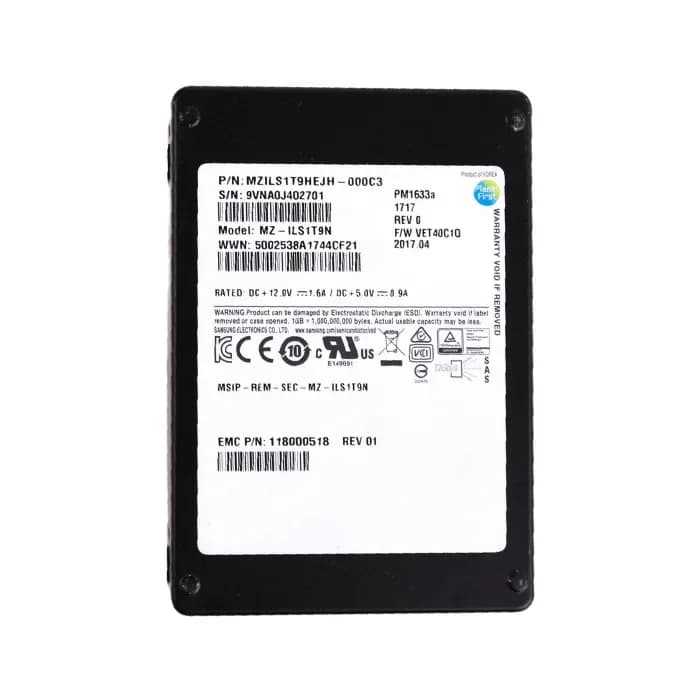 EMC 118000518 1.92TB 12Gb/s SAS Solid State Drive