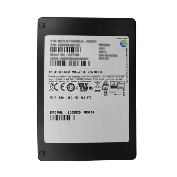 EMC 118000520 7.68TB 12Gb/s SAS Solid State Drive