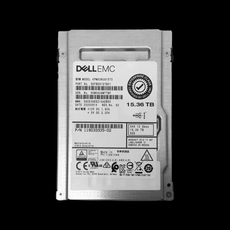 EMC 118033335-02 15.36TB 12Gb/s SAS Solid State Drive
