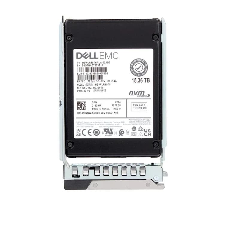 Dell 182NW 15.36TB PCI Express NVMe 4.0 x4 Solid State Drive