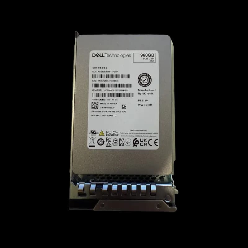 Dell 26WJ0 960GB PCI Express NVMe 4.0 x4 Solid State Drive