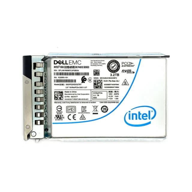 Dell 2CN1T 3.2TB PCI Express NVMe 3.1 Solid State Drive
