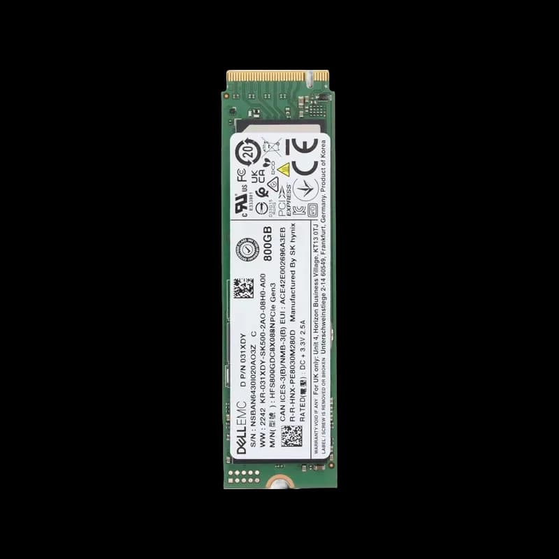 Dell 31XDY 800GB PCI Express NVMe 3.0 Solid State Drive