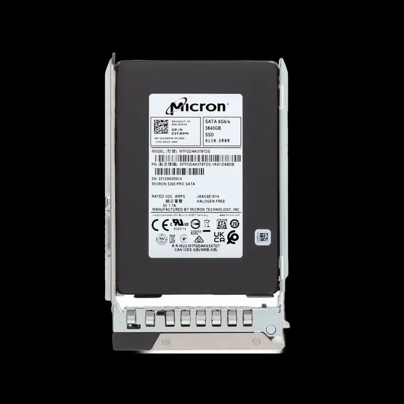 Dell 3YWPM 3.84TB 6Gb/s SATA Solid State Drive