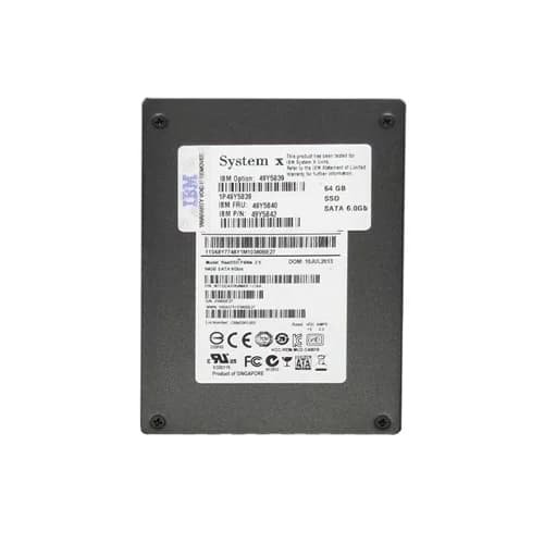 IBM 49Y5840 64GB 6Gb/s SATA Solid State Drive