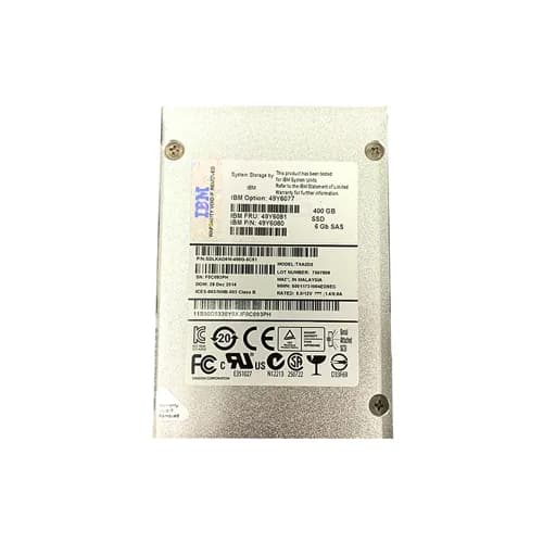 IBM 49Y6081 400GB 6Gb/s SAS Solid State Drive