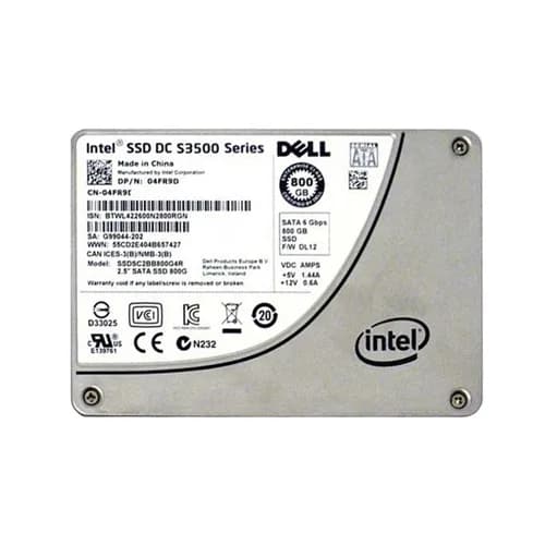 Dell 4FR9D 800GB 6Gb/s SATA Solid State Drive