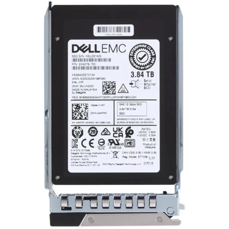 Dell 4KPKF 3.84TB 12Gb/s SAS Solid State Drive