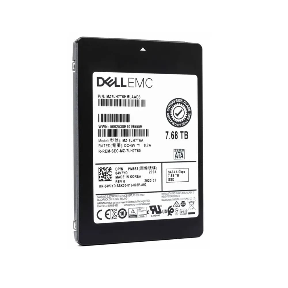 Dell 4V7YD 7.68TB 6Gb/s SATA Solid State Drive