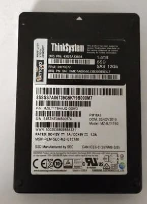 Lenovo 4XB7A13654 Solid State Drive