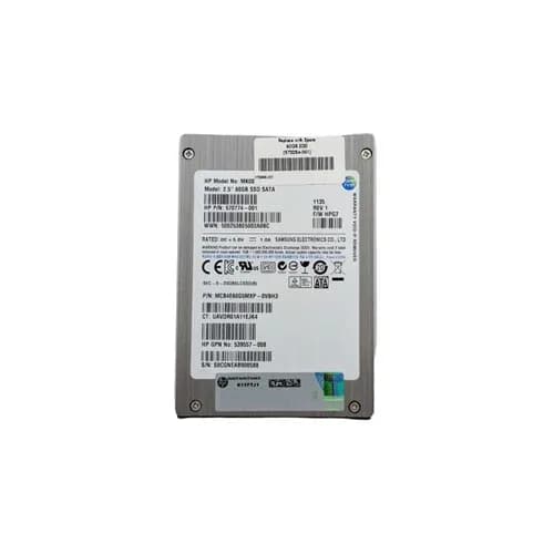 HPE 572254-001 60GB 3Gb/s SATA Solid State Drive