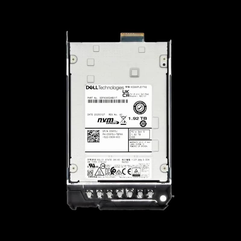 Dell 59Y5J 1.92TB PCI Express NVMe 5.0 Solid State Drive