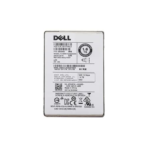 Dell 5HR3X 1.6TB 12Gb/s SAS Solid State Drive