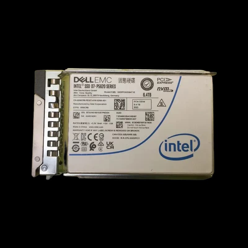 Dell 5WCR8 6.4TB PCI Express NVMe 4.0 Solid State Drive