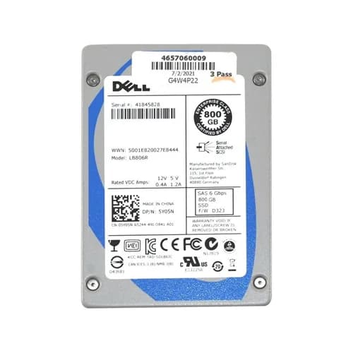 Dell 5Y05N 800GB 6Gb/s SAS Solid State Drive