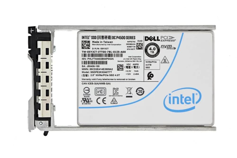 Dell 5YJCT 4TB PCI Express NVMe 3.1 Solid State Drive