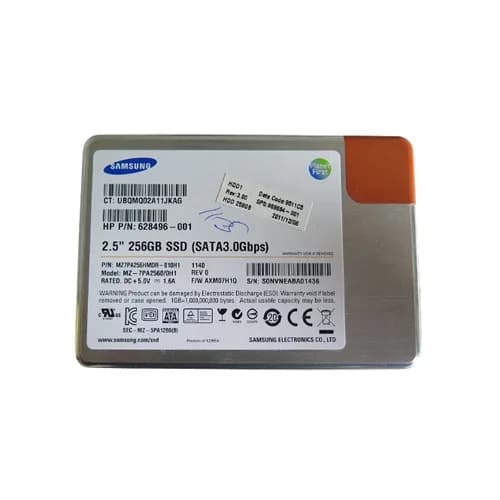 HPE 628496-001 256GB 3Gb/s SATA Solid State Drive