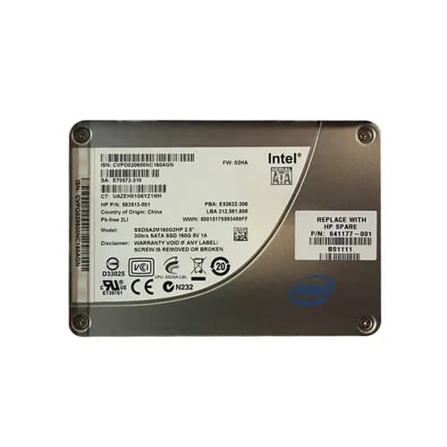 HPE 641177-001 160GB Solid State Drive