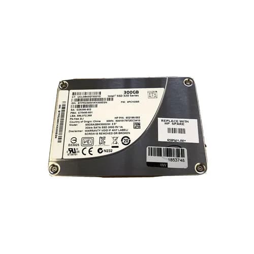 HPE 652186-002 300GB 3Gb/s SATA Solid State Drive