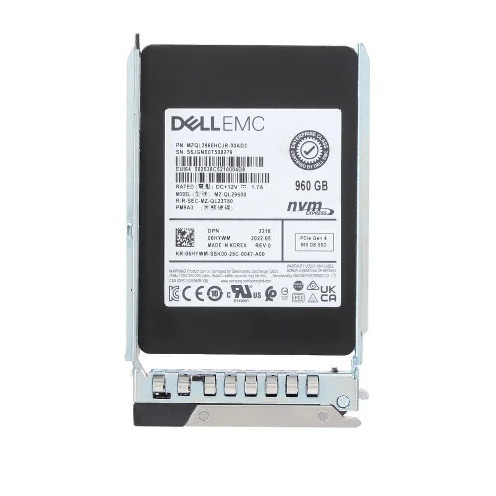 Dell 6HYWM 960GB PCI Express NVMe 4.0 x4 Solid State Drive