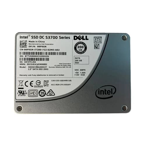 Dell 6P5GN 200GB 3Gb/s SATA Solid State Drive