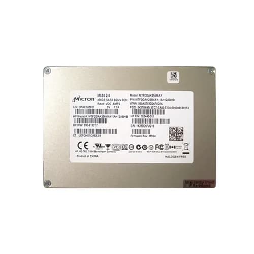 HPE 765440-001 256GB 6Gb/s SATA Solid State Drive