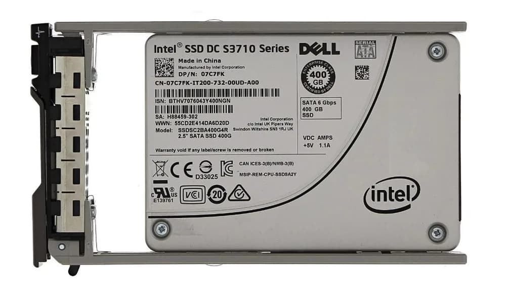 Dell 7C7FK 400GB 6Gb/s SATA Solid State Drive