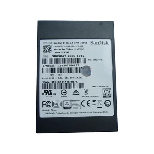 Dell 7RJNT 256GB 6Gb/s SATA Solid State Drive