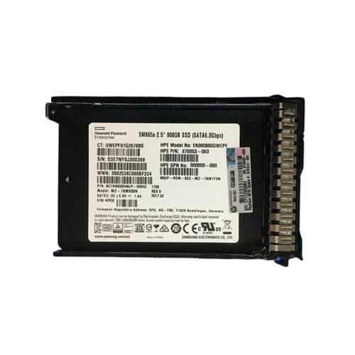 HPE 872514-001 800GB 6Gb/s SATA Solid State Drive