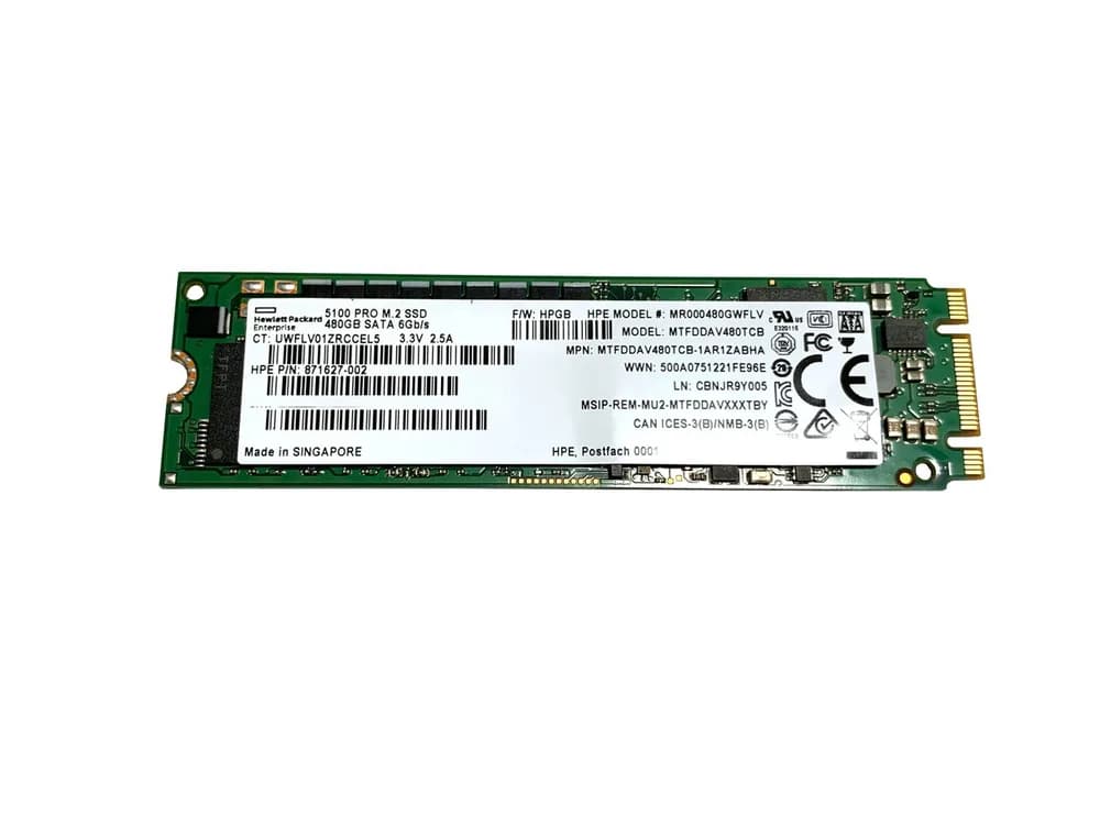 HPE 875490-B21 480GB 6Gb/s SATA Solid State Drive