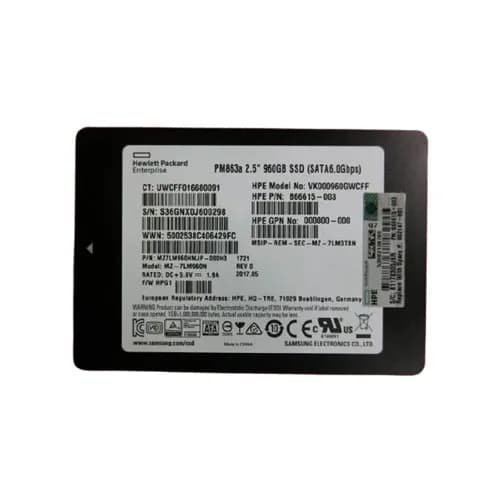 HPE 882147-001 960GB 6Gb/s SATA Solid State Drive