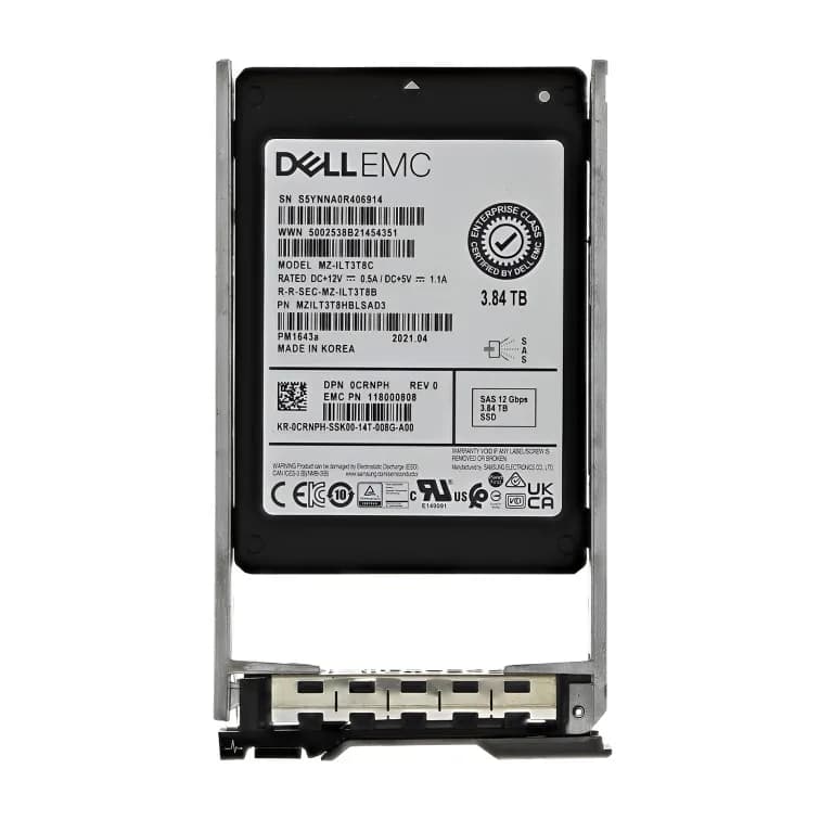 Dell CRNPH 3.84TB 12Gb/s SAS Solid State Drive