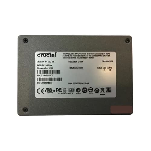 Crucial CT064M4SSD2 64GB 6Gb/s SATA Solid State Drive