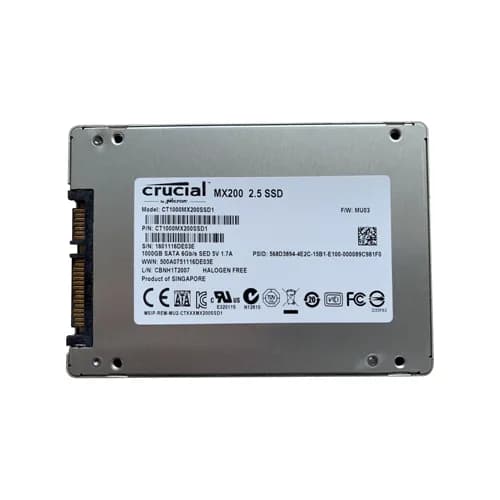 Crucial CT1000MX200SSD1 1TB 6Gb/s SATA Solid State Drive