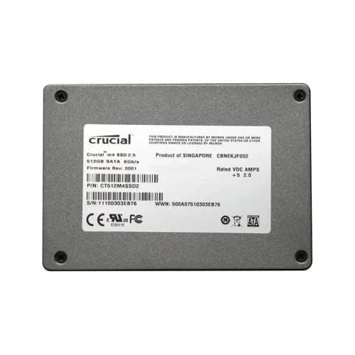 Crucial CT512M4SSD2 512GB 6Gb/s SATA Solid State Drive