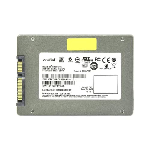 Crucial CTFDDAC256MAG-1G1 256GB 6Gb/s SATA Solid State Drive