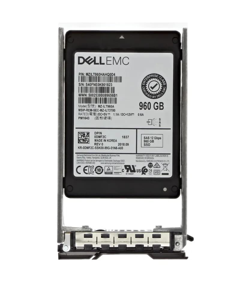 Dell DMF2C 960GB 12Gb/s SAS Solid State Drive