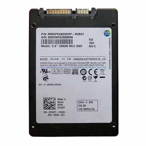 Dell F342T 256GB Solid State Drive