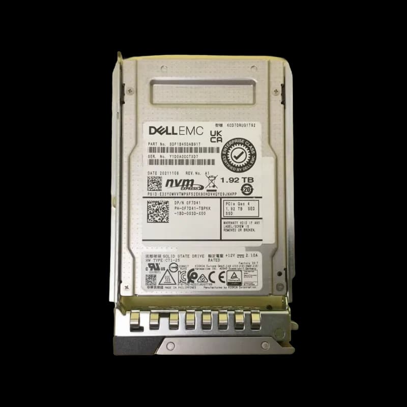 Dell F7D41 1.92TB PCI Express NVMe 4.0 Solid State Drive