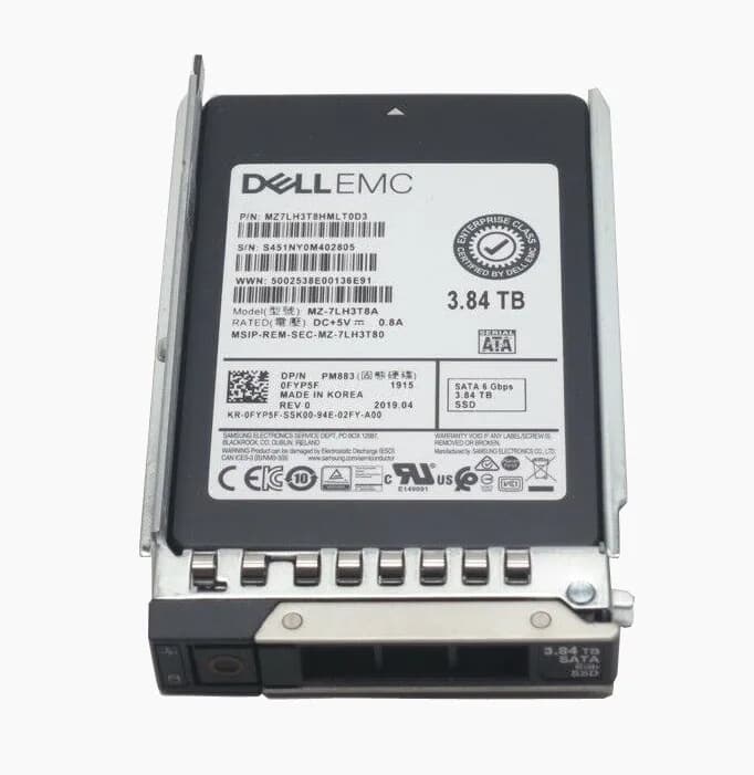 Dell FYP5F 3.84TB 6Gb/s SATA Solid State Drive