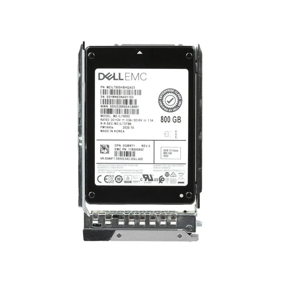 Dell GW8T1 800GB 12Gb/s SAS Solid State Drive
