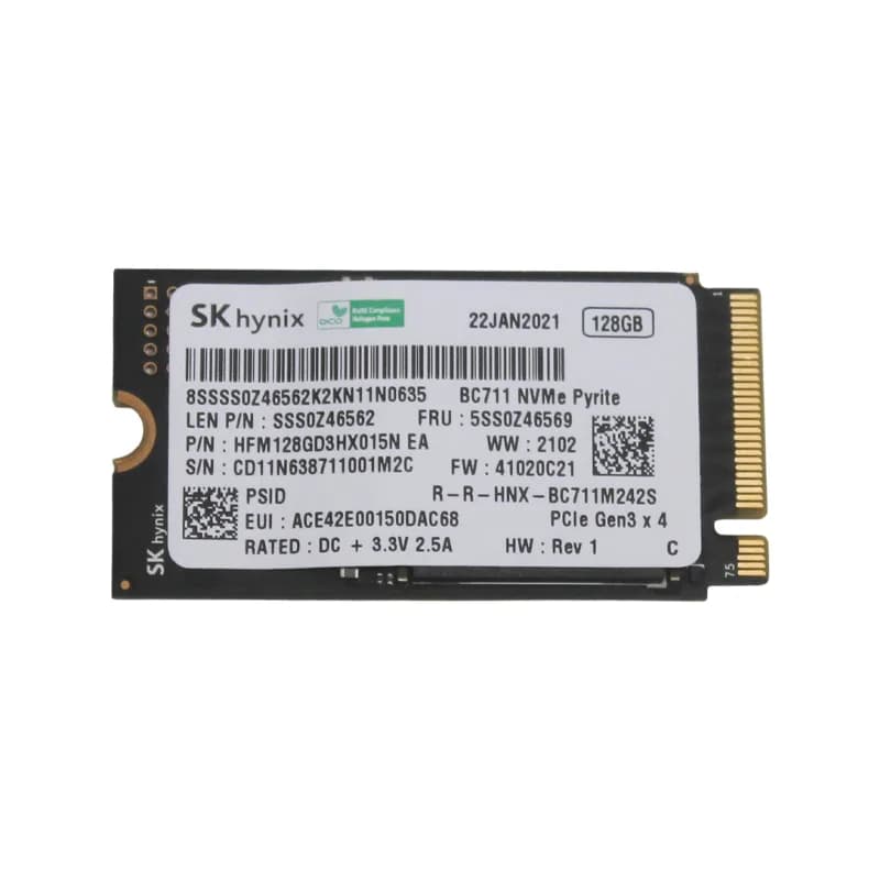 SK Hynix HFM128GD3HX015N 128GB PCI Express NVMe 3.0 x4 Solid State Drive