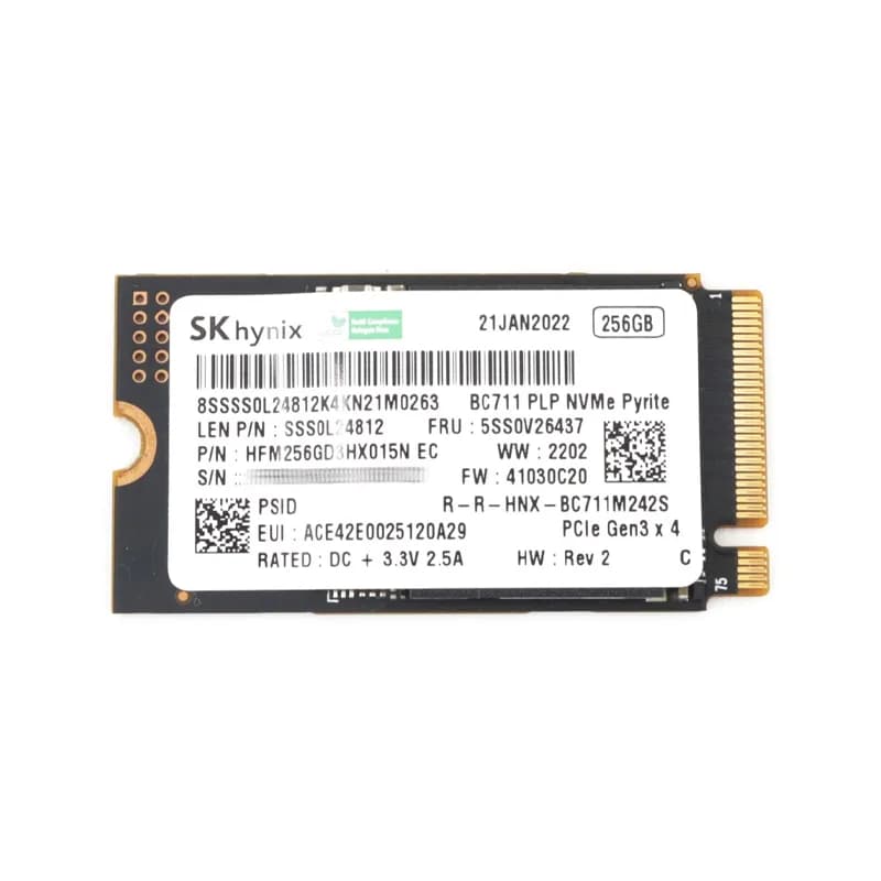 SK Hynix HFM256GD3HX015N 256GB PCI Express NVMe 3.0 x4 Solid State Drive