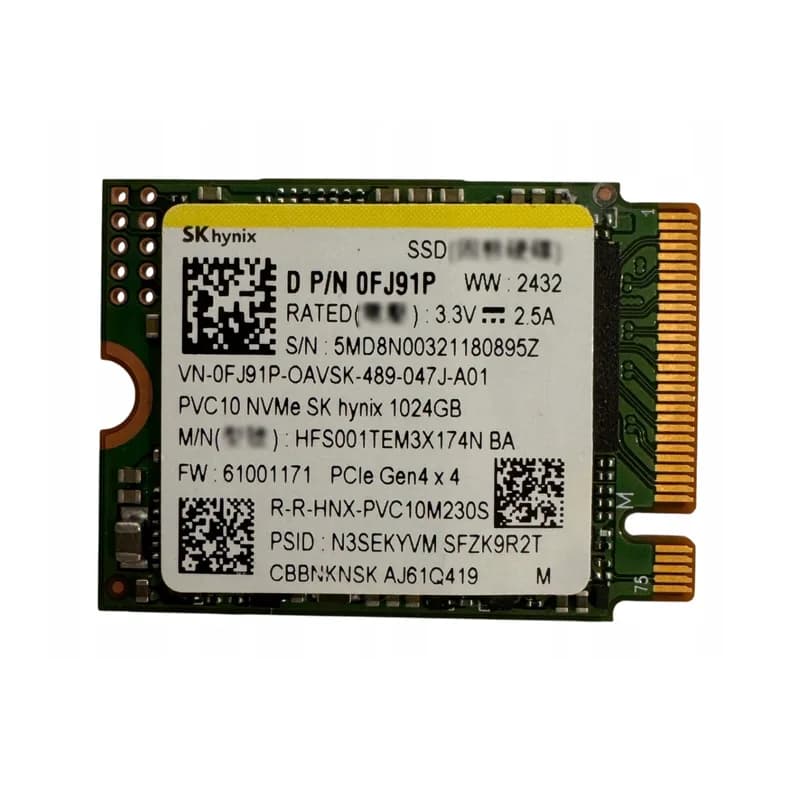 SK Hynix HFS001TEM3X174N 1TB PCI Express NVMe 4.0 x4 Solid State Drive