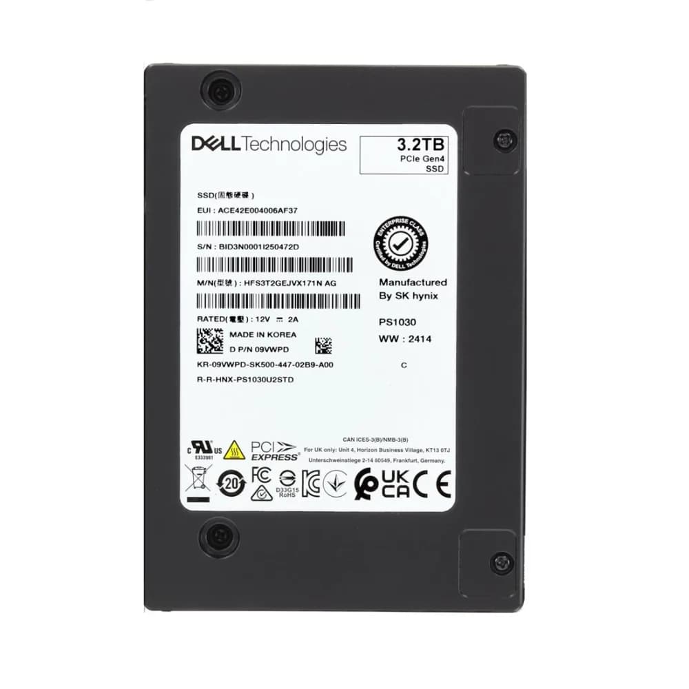 SK Hynix HFS3T2GEJVX171N 3.2TB PCI Express NVMe 4.0 x4 Solid State Drive