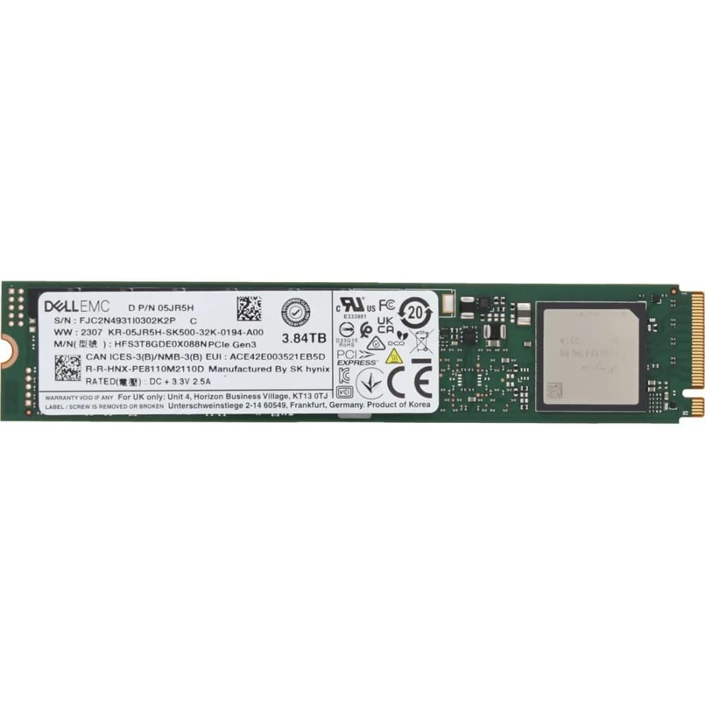SK Hynix HFS3T8GDE0X088N 3.84TB PCI Express NVMe 4.0 x4 Solid State Drive