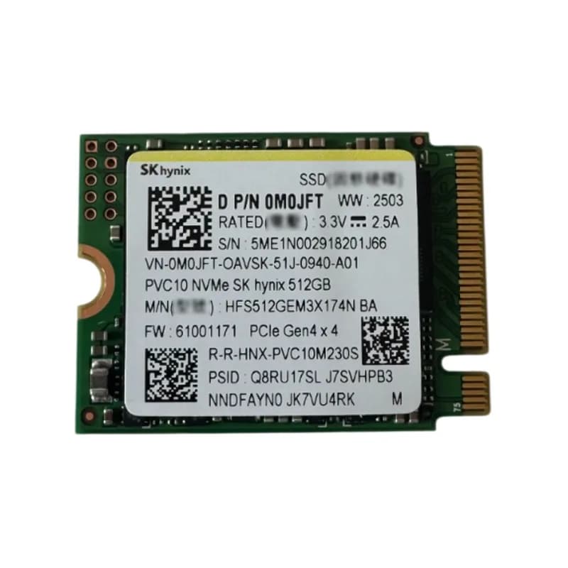 SK Hynix HFS512GEM3X174N 512GB PCI Express NVMe 4.0 x4 Solid State Drive