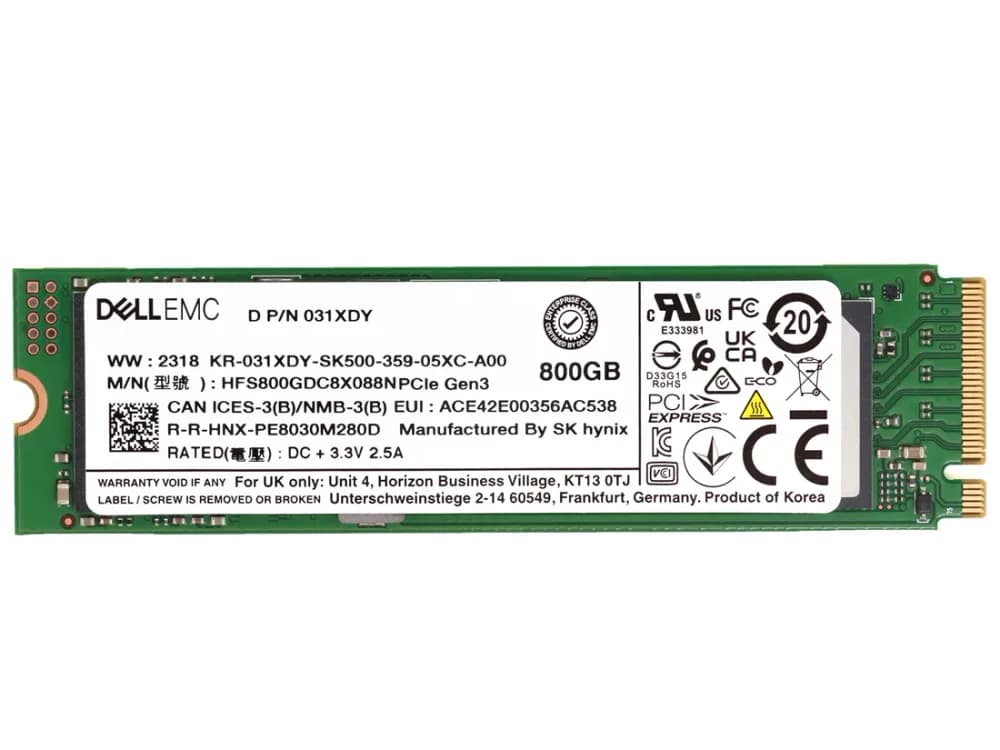 SK Hynix HFS800GDC8X088N 800GB PCI Express NVMe 3.0 x4 Solid State Drive
